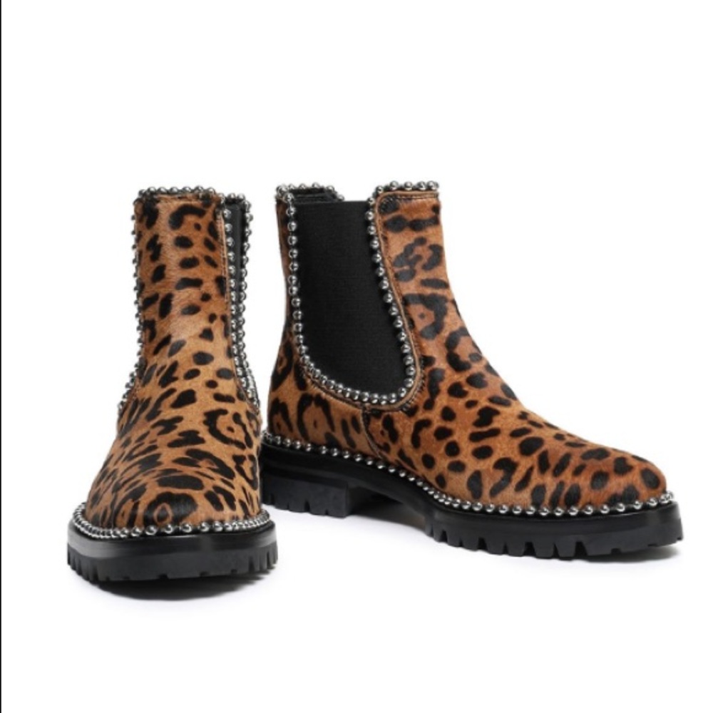 NEW**ALEXANDER WANG**Genuine Fur Booties US 6 $895